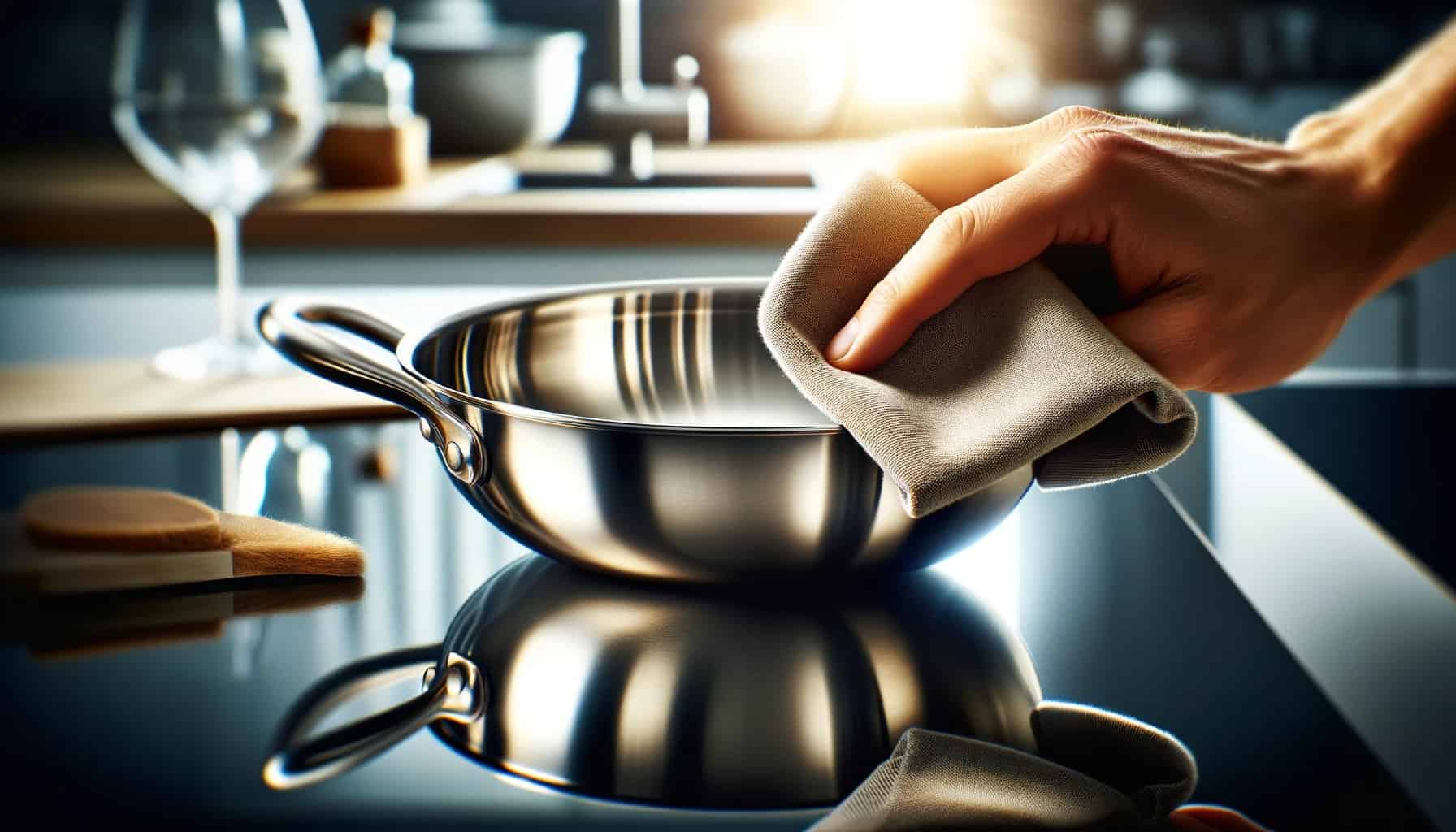 How to clean stainless steel cookware.